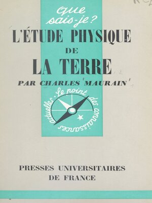 cover image of L'étude physique de la Terre